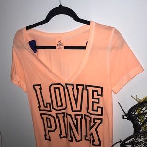 NWOT Victoria secret orange shirt